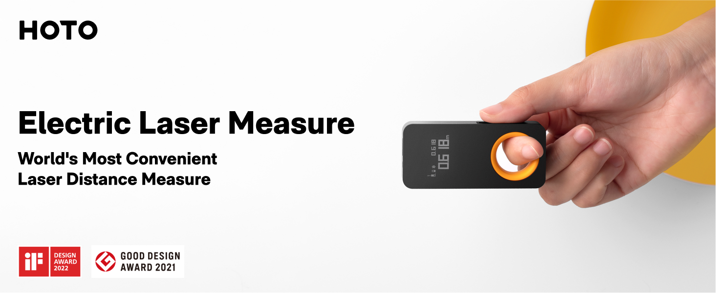 Amazon.com: HOTO Laser Measuring Tool, Pocket-Size 98Ft